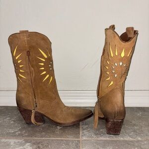 Women’s Colo Tan Suede Western Boots